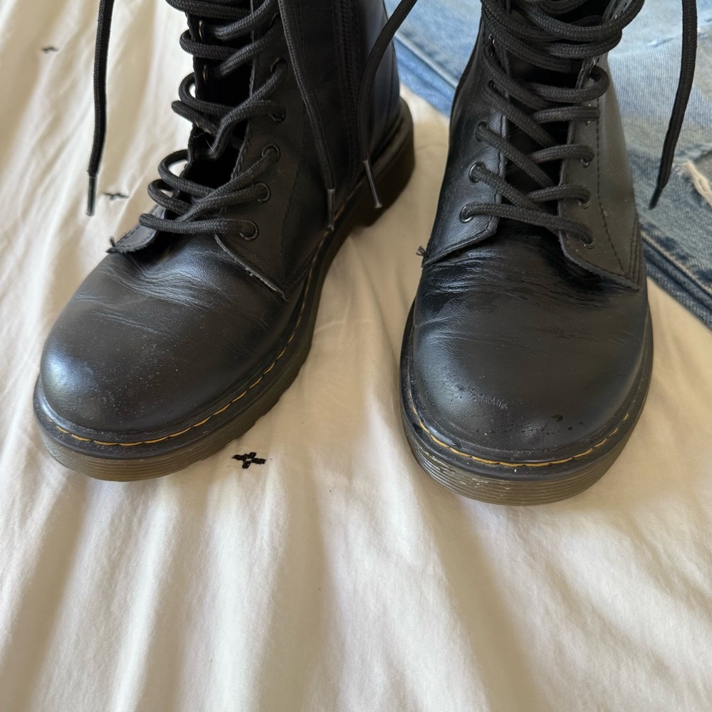 Dr. Martens Black Ankle Boots Size 4‎ - Picture 2 of 7